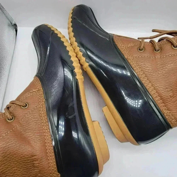 JBU By Jambu Womens Maplewood Duck Boots Brown Black Rubber Mid Calf Faux Fur 9M - Picture 9 of 11